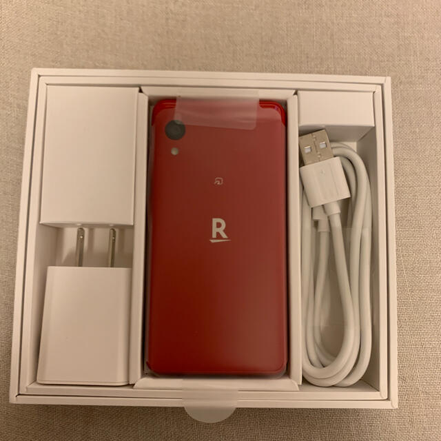 新品未使用　rakuten mini ミニ　赤　レッド　RED スマホ　携帯