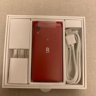 ラクテン(Rakuten)の新品未開封 楽天mini 本体 クリムゾンレッド 楽天モバイル RED 赤(スマートフォン本体)