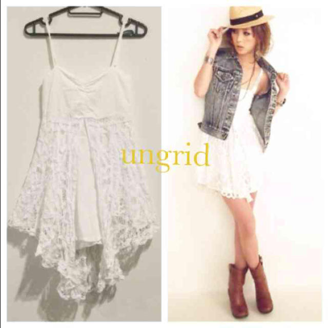 Ungrid(アングリッド)のバテンレースレイヤードチュニック♡ レディースのトップス(チュニック)の商品写真