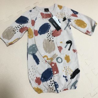 ベビーギャップ(babyGAP)のmanina 新品　2wayオール　落書き　らくがき　カバーオール  ロンパース(ロンパース)