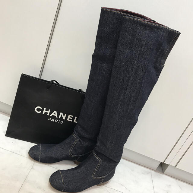 CHANEL シャネル  ニーハイブーツ