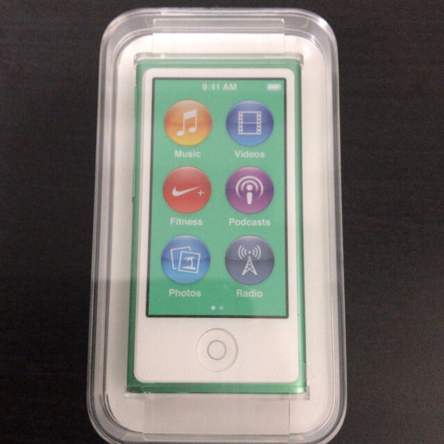 【新品未使用】 iPod nano 第7世代　16GB 希少グリーンスマホ/家電/カメラ