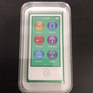 新品・未使用☆iPod nano 第7世代 16GB green