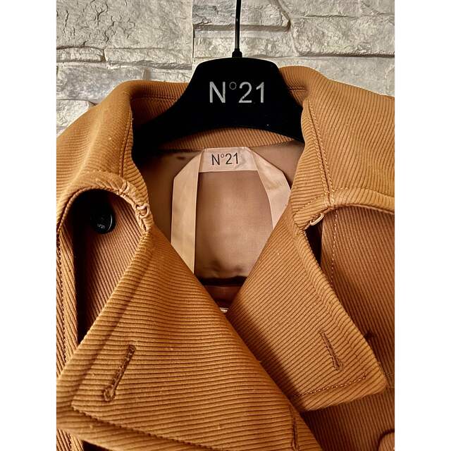 N°21 - 本日限定!ヌメロヴェントゥーノ コート NO.21 美品 ロゴボタン