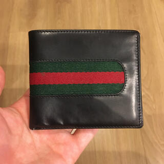 グッチ(Gucci)のしの様専用　オールドグッチシェリーライン　二つ折り財布(財布)