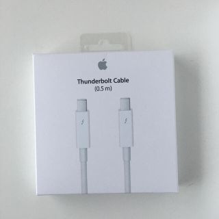 アップル(Apple)のapple thunderbolt cable 0.5m(PC周辺機器)