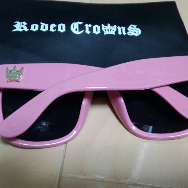 RODEO CROWNS(ロデオクラウンズ)のpinkフレームサングラス レディースのファッション小物(サングラス/メガネ)の商品写真
