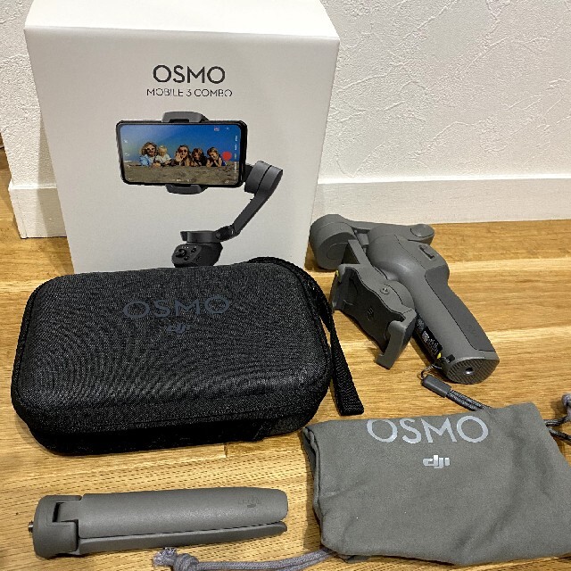 【激安】DJI osmo mobile 3 combo スマホジンバルスタビライザー