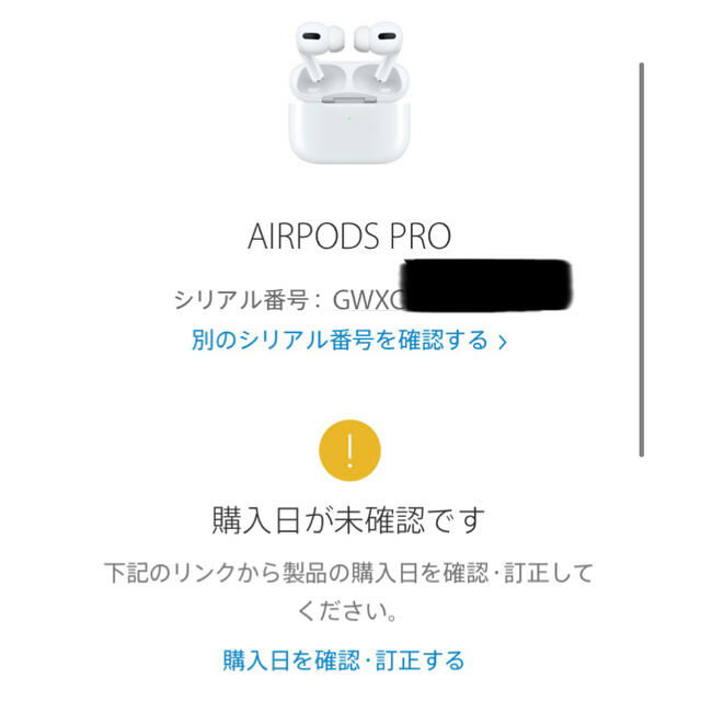 【新品未使用】airpods pro エアポッツプロ　国内正規品