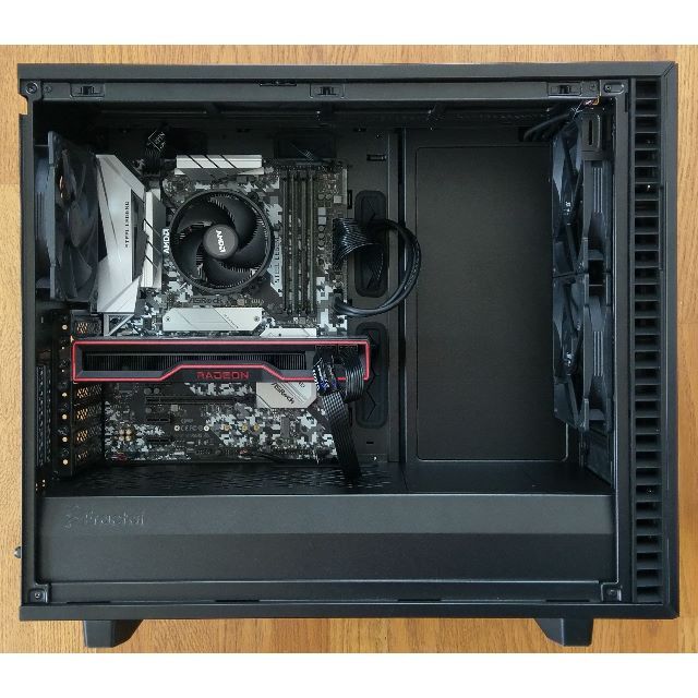 ゲーミングPC/Ryzen5-5600X/RX6800/Win10Home スマホ/家電/カメラのPC/タブレット(デスクトップ型PC)の商品写真