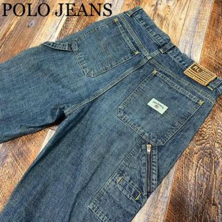 ポロラルフローレン(POLO RALPH LAUREN)の【90s】ポロジーンズ☆デニムペインターパンツ ワイドシルエット 太め ジーパン(デニム/ジーンズ)