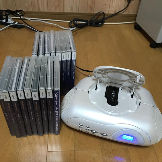 スピードラーニング、CDプレーヤーのセット 2