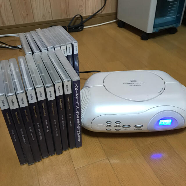 スピードラーニング、CDプレーヤーのセット 3