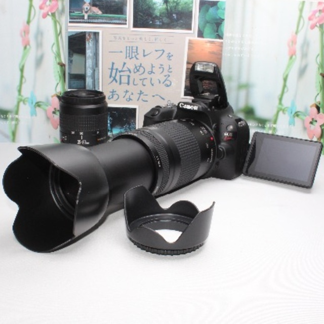 Canon - ❤️予備バッテリー付き❤️キャノン kiss X9 超望遠ダブルレンズ❤️