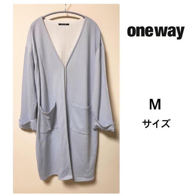 one*way(ワンウェイ)の＊値下げ＊ one way ワンウェイ ロングカーディガン コーディガン レディースのジャケット/アウター(ロングコート)の商品写真