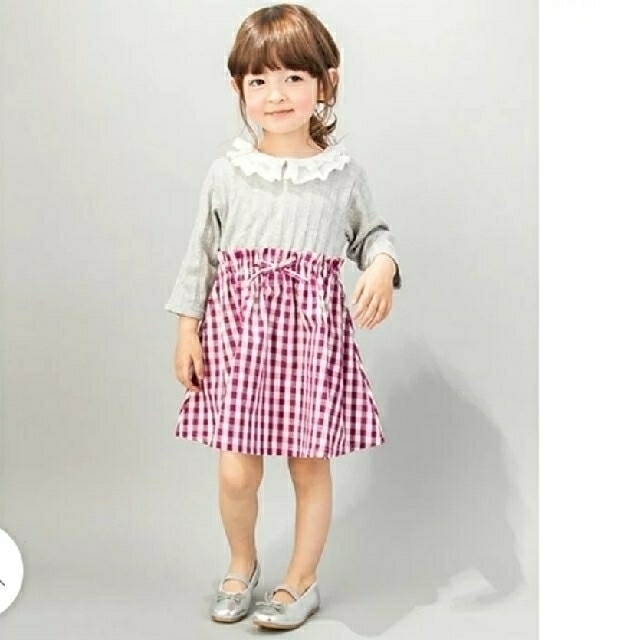 petit main(プティマイン)のプティマイン ワンピース 100㎝ キッズ/ベビー/マタニティのキッズ服女の子用(90cm~)(ワンピース)の商品写真