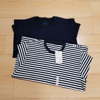 ムジルシリョウヒン(MUJI (無印良品))の(ま様)専用無印良品クルーネック長袖Tシャツ2枚セット(Tシャツ(長袖/七分))