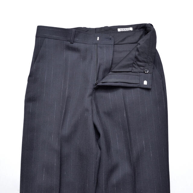 【AURALEE】WOOL CUPRA LINEN SLACKS 4