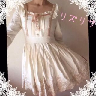 リズリサ(LIZ LISA)のリズリサ♡りぼん刺繍ワンピース♡(ミニワンピース)