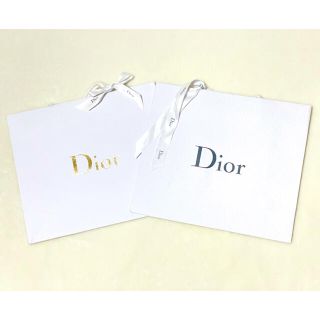 ディオール(Dior)のディオール Dior ショップ袋 2枚セット(ショップ袋)