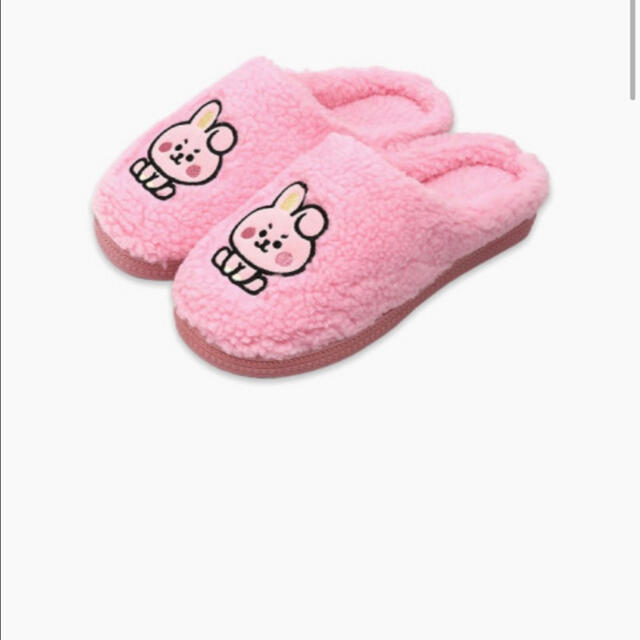 防弾少年団(BTS)(ボウダンショウネンダン)の公式　新作　bt21 baby cooky スリッパ エンタメ/ホビーのタレントグッズ(アイドルグッズ)の商品写真