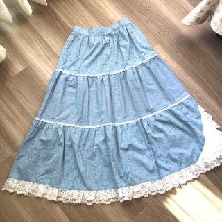 ローラアシュレイ(LAURA ASHLEY)のヴィンテージ   フレアスカート (ロングスカート)