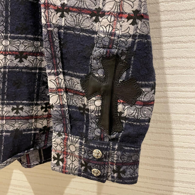 Chrome Hearts - 希少クロムハーツ クロスレザーパッチ柄 Chrome Hearts - 希少クロムハーツ クロスレザーパッチ柄