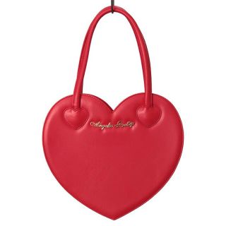 アンジェリックプリティー(Angelic Pretty)のLove HeartロゴBag ワイン(ハンドバッグ)