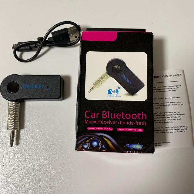 Car Bluetooth ミュージックレシーバー 自動車/バイクの自動車(車内アクセサリ)の商品写真