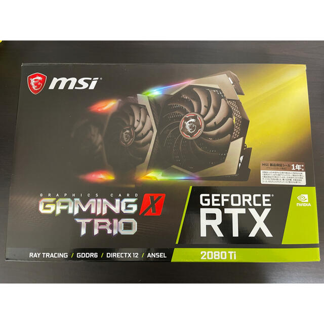 MSI GamingX TRIO RTX 2080Ti スマホ/家電/カメラのPC/タブレット(PCパーツ)の商品写真