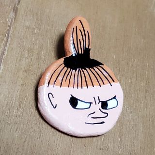 ハンドメイドブローチ　ムーミン(コサージュ/ブローチ)