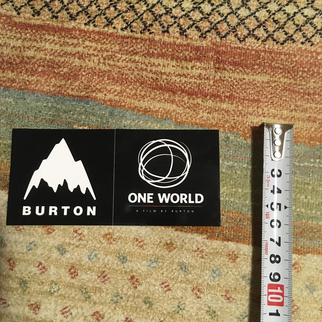 BURTON(バートン)のBurton バートン　ステッカー　snowboard camp スポーツ/アウトドアのスノーボード(アクセサリー)の商品写真
