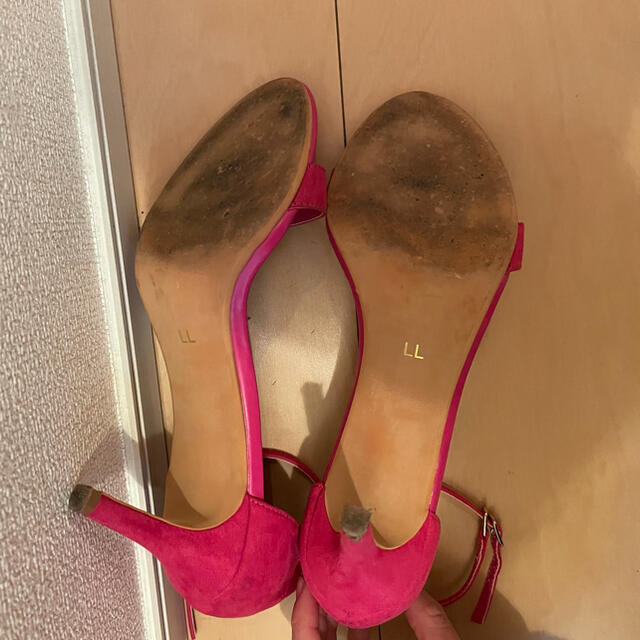 RANDA(ランダ)のビビッとピンクの10センチヒール レディースの靴/シューズ(ハイヒール/パンプス)の商品写真