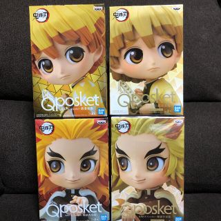 【新品未開封】鬼滅の刃 Qposket フィギュア 煉獄杏寿郎 我妻善逸 セット