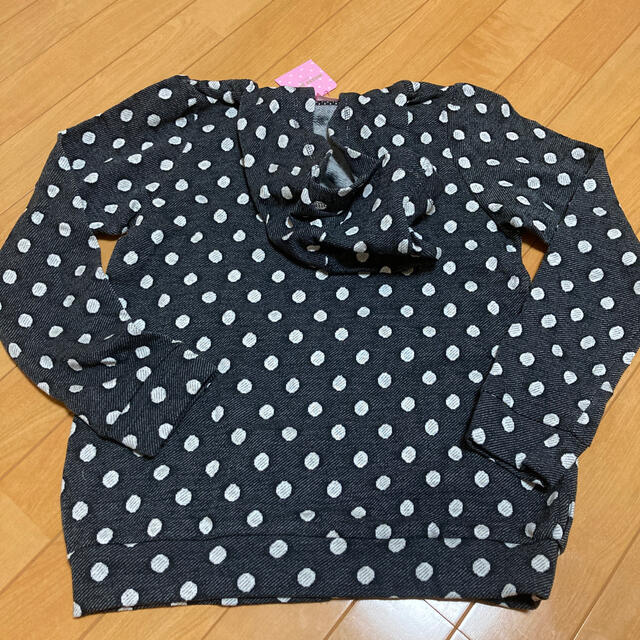 mezzo piano junior(メゾピアノジュニア)のメゾピアノ　パーカー　150  新品 キッズ/ベビー/マタニティのキッズ服女の子用(90cm~)(ジャケット/上着)の商品写真