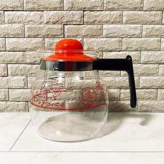 パイレックス(Pyrex)の[新品 レトロ] Pyrex(パイレックス)  直火用 ティー&コーヒーポット(調理道具/製菓道具)