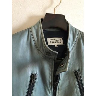 マルタンマルジェラ(Maison Martin Margiela)の【マル太さま専用】◆マルタン・マルジェラ/八の字ライダース/レザー8(ライダースジャケット)