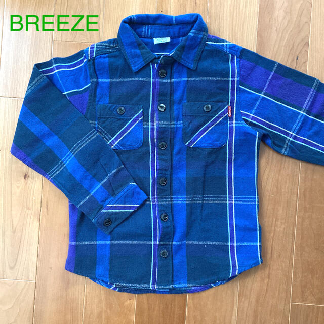 BREEZE(ブリーズ)のチェックシャツ キッズ/ベビー/マタニティのキッズ服男の子用(90cm~)(その他)の商品写真