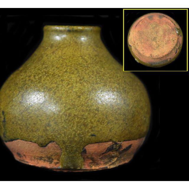 琉球 小壷 小壺 フクチュルビン 懐瓶 一輪挿 徳利 18世紀壺屋WWTT106