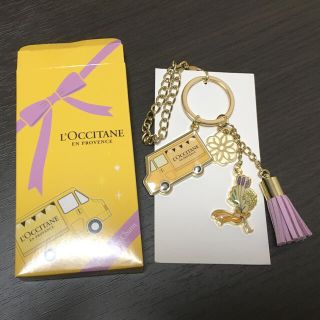 ロクシタン(L'OCCITANE)のロクシタン♡ハッピーキーチャーム(キーホルダー)