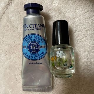 ロクシタン(L'OCCITANE)のキューティクルオイルとハンドクリームのセット(ネイルケア)