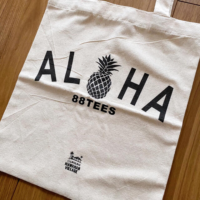 88TEES(エイティーエイティーズ)の88TEES ハワイ ALOHA エコバッグ A4サイズ 新品 レディースのバッグ(エコバッグ)の商品写真