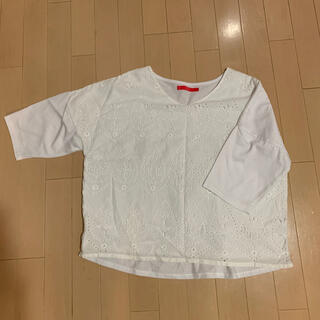 グラニフ(Design Tshirts Store graniph)のグラニフ  前面レースTシャツ・フレア袖Tシャツセット(Tシャツ(半袖/袖なし))