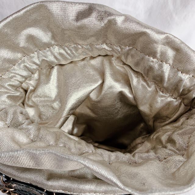 ZARA(ザラ)のチェーンバッグ　黒　ヴィンテージ  ミニバッグ　ミニバック レディースのバッグ(ショルダーバッグ)の商品写真
