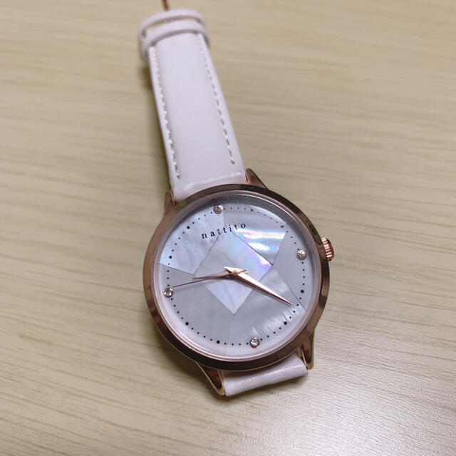 nattito 腕時計 ホワイト レディースのファッション小物(腕時計)の商品写真