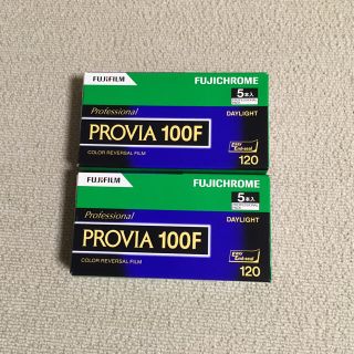 フジフイルム(富士フイルム)の新品 PROVIA100F ブローニー FUJIFILM 4セット(フィルムカメラ)