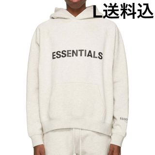 フィアオブゴッド(FEAR OF GOD)のFOG ESSENTIALS パーカー オートミール 新品 送料込 Lサイズ(パーカー)