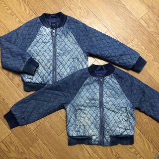 ギャップキッズ(GAP Kids)のGAP Kids キルティング デニム風ジャケット 110cm 2着(ジャケット/上着)