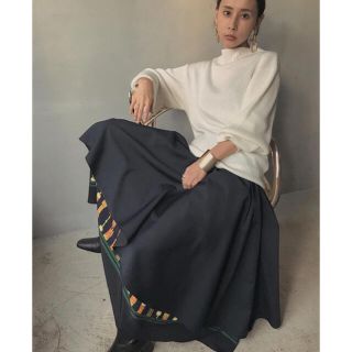 アメリヴィンテージ(Ameri VINTAGE)のAmeri VINTAGE AYERED FLARE SKIRT 新品未使用(ロングスカート)