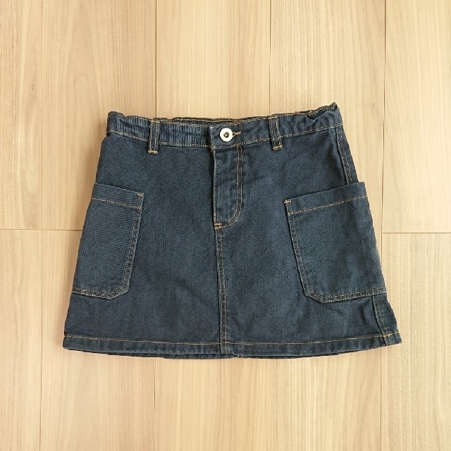 ZARA KIDS(ザラキッズ)のZARA デニムスカート ブルー 140cm キッズ/ベビー/マタニティのキッズ服女の子用(90cm~)(スカート)の商品写真